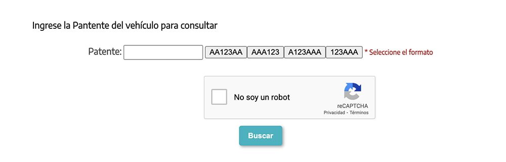 patente para cambio de turno vtv